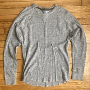 Wallace & Barnes Honeycomb-Stitch Thermal Long-Sleeve Crewneck